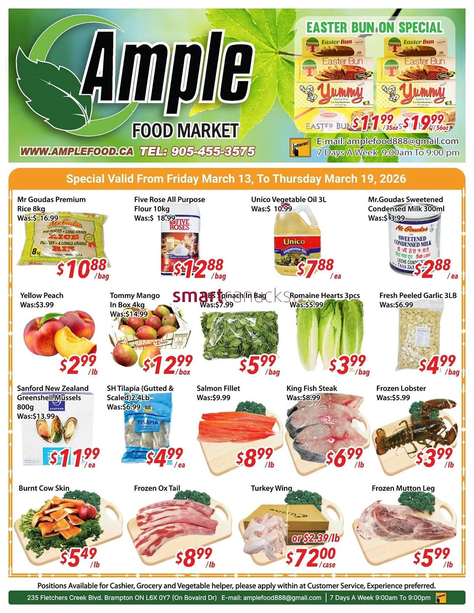 Ample Food Market flyer from March 13 to March 19 2026 - flyer page 1