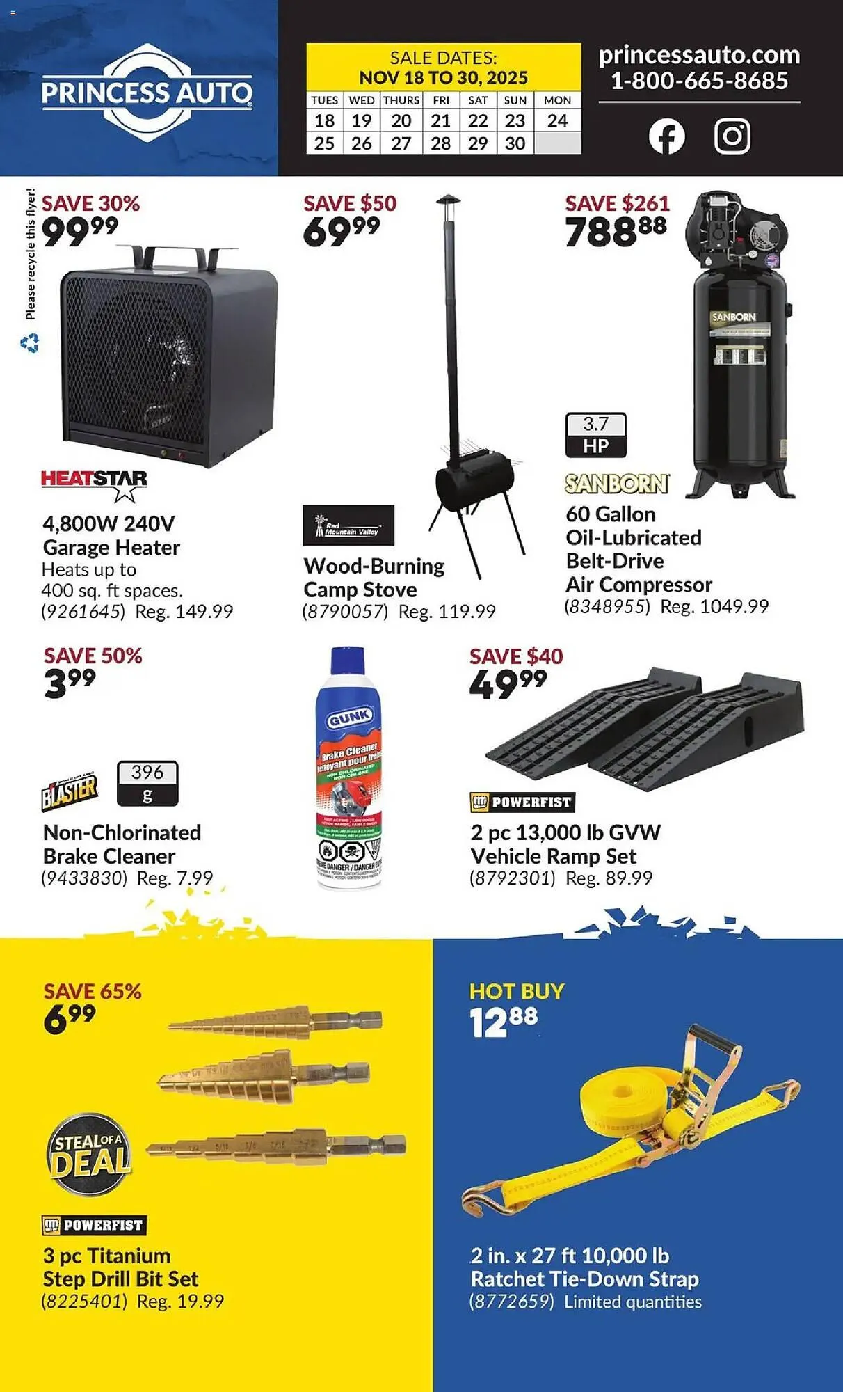 Princess Auto flyer from November 18 to December 1 2025 - flyer page 8