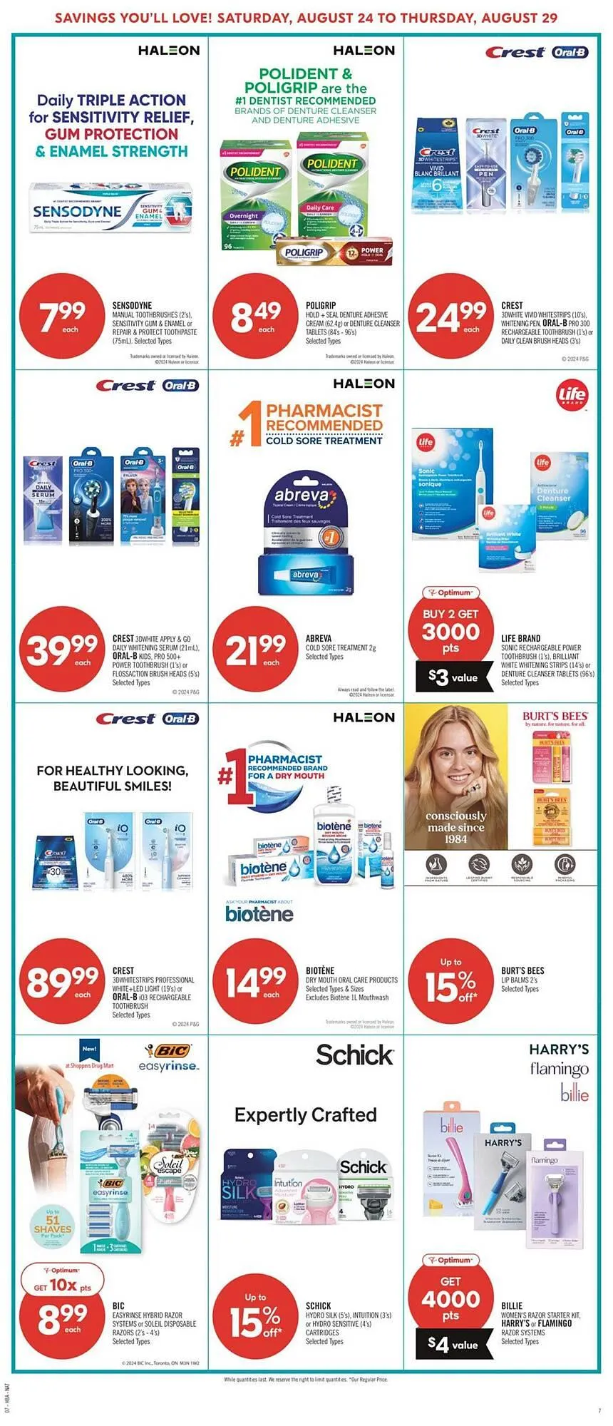 Shoppers Drug Mart flyer from August 22 to September 12 2024 - flyer page 20