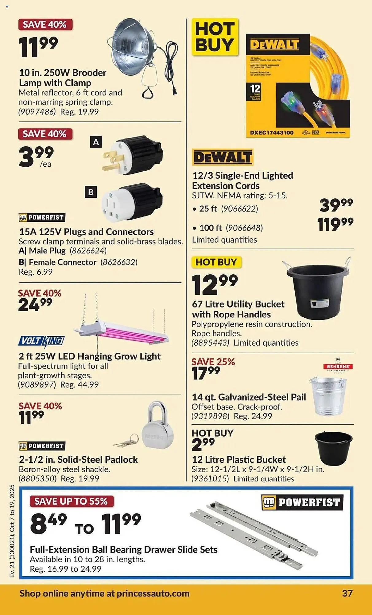 Princess Auto flyer from October 7 to October 20 2025 - flyer page 43