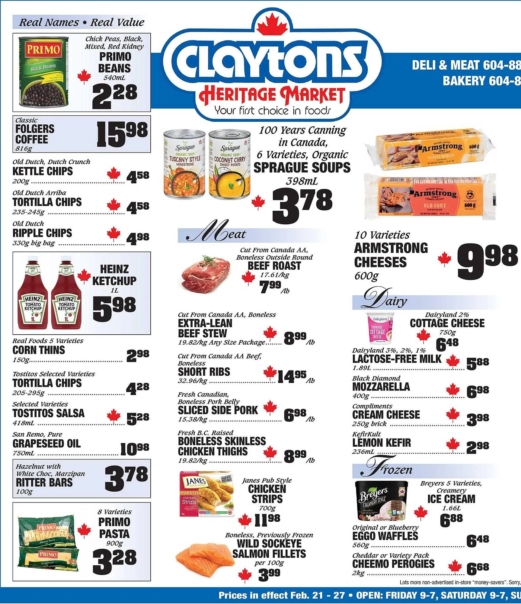 Claytons Heritage Market flyer - 1