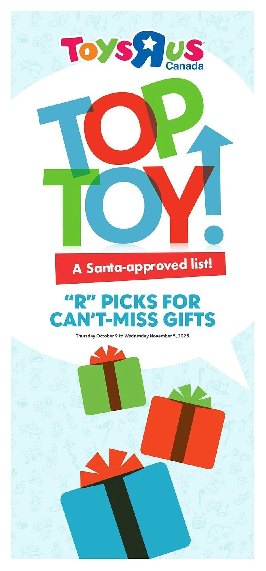 Toys R us flyer from October 9 to November 5 2025 - flyer page 1