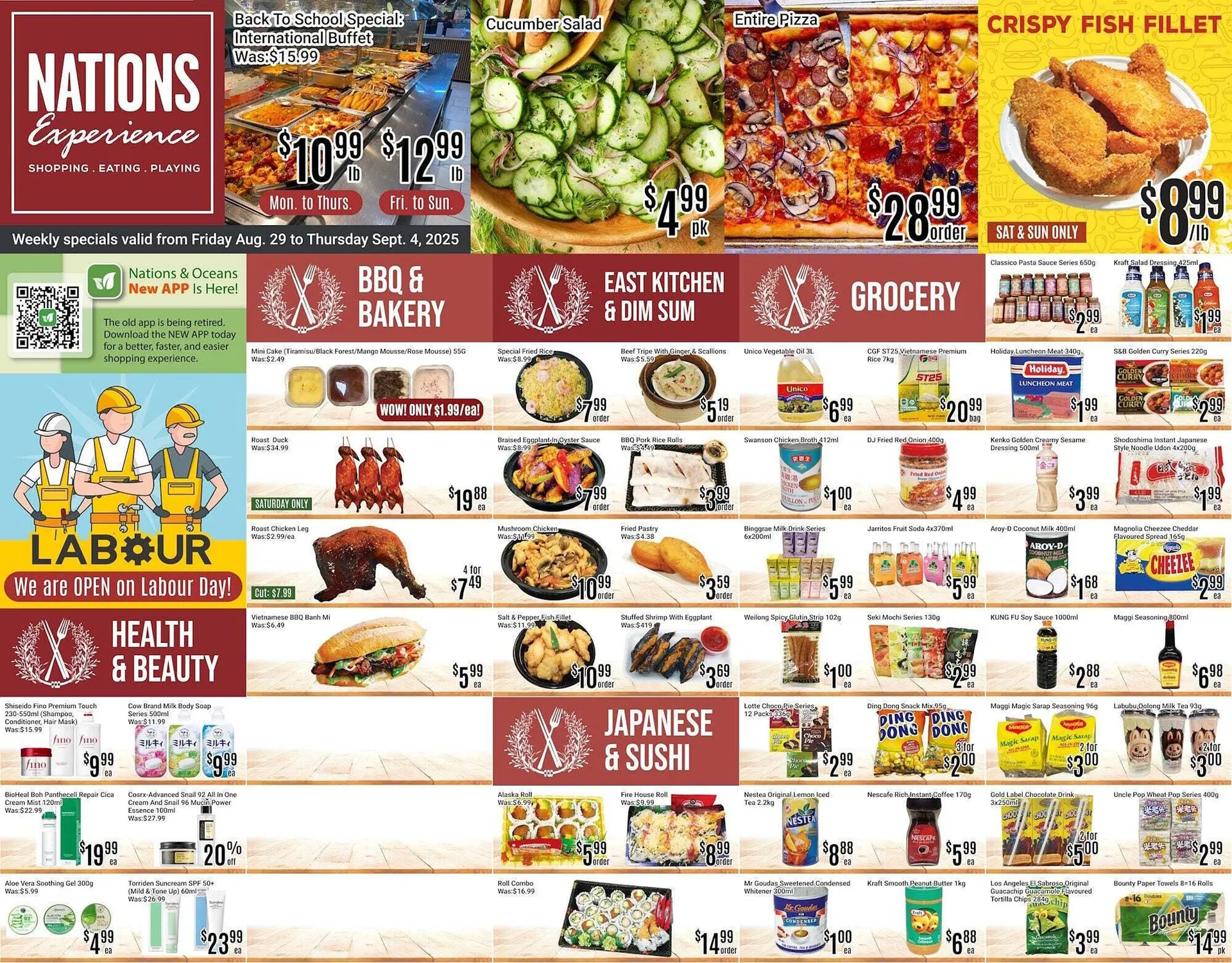 Nations Fresh Foods flyer from August 29 to September 5 2025 - flyer page 1