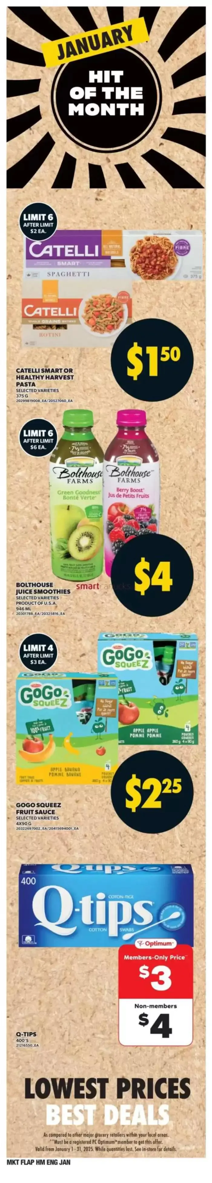 Zehrs Markets weeky flyer from January 2 to January 8 2025 - flyer page 12