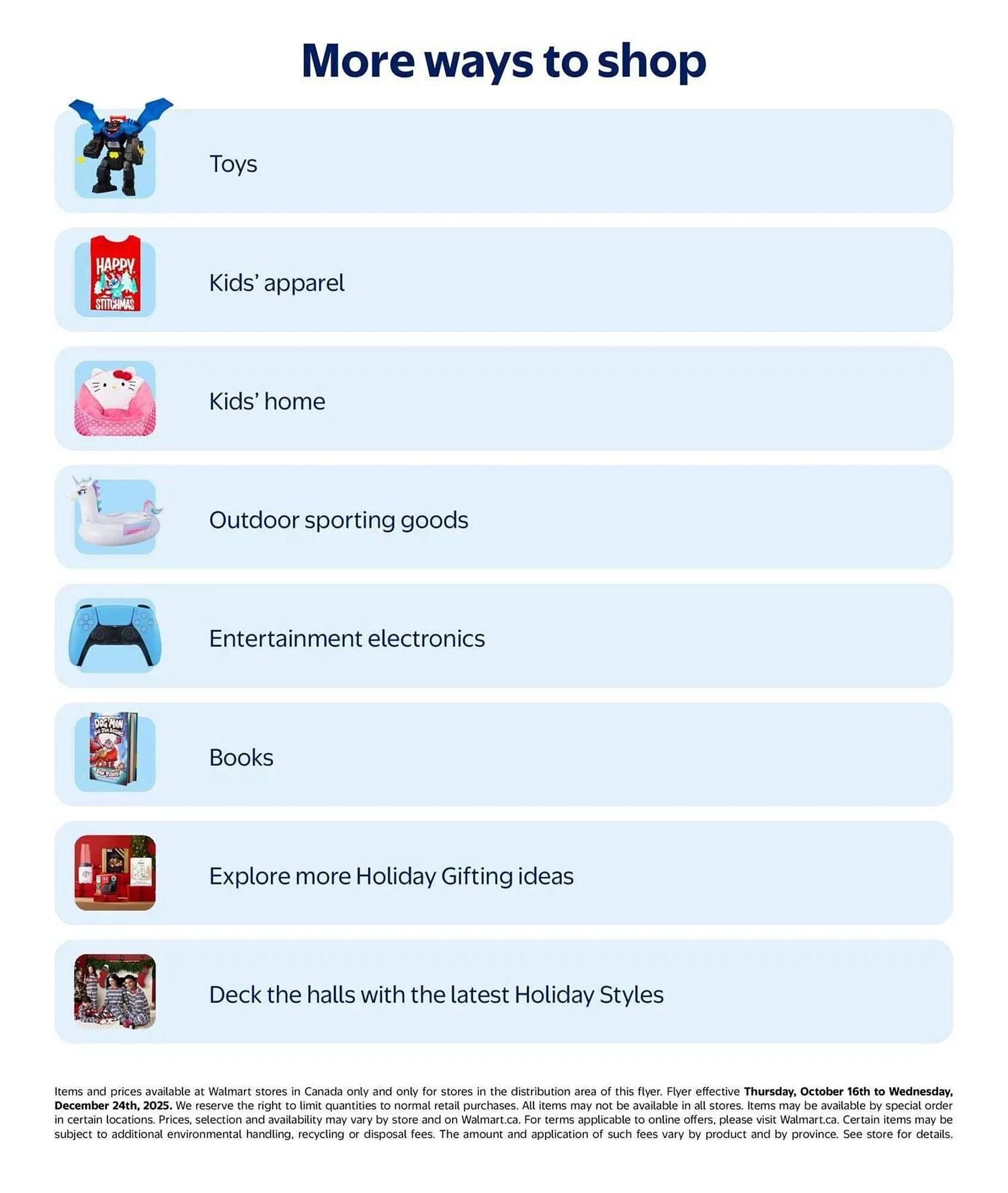 Walmart flyer from November 6 to November 27 2025 - flyer page 58