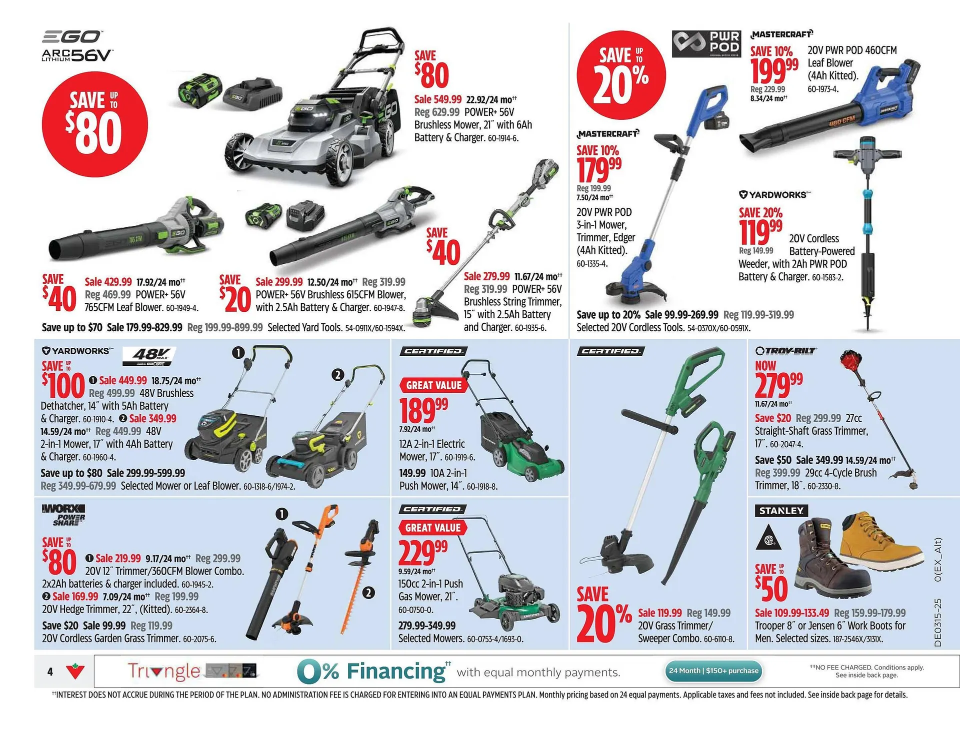 Canadian Tire flyer from April 3 to April 9 2025 - flyer page 4