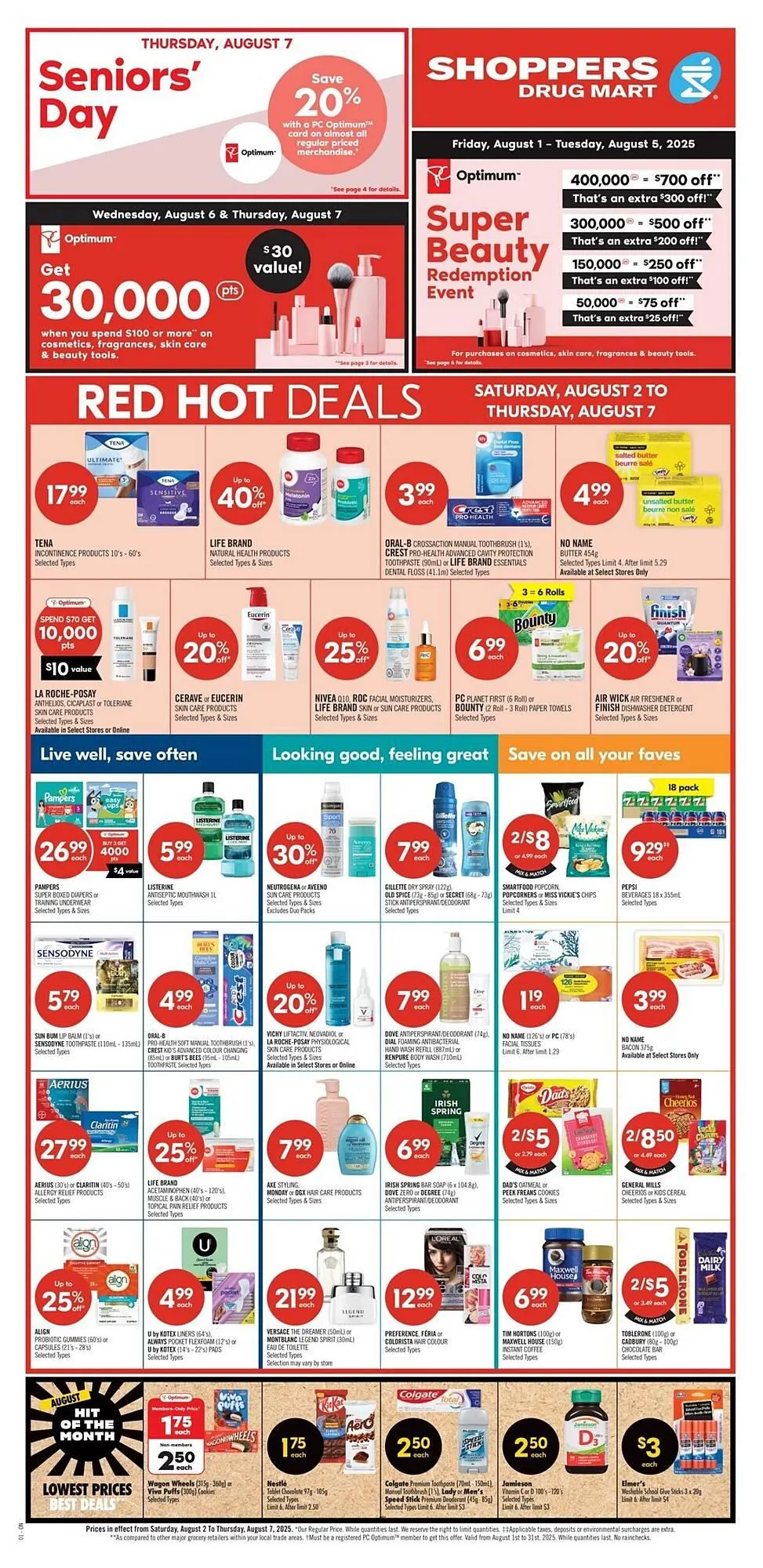 Shoppers Drug Mart flyer from August 1 to August 7 2025 - flyer page 3
