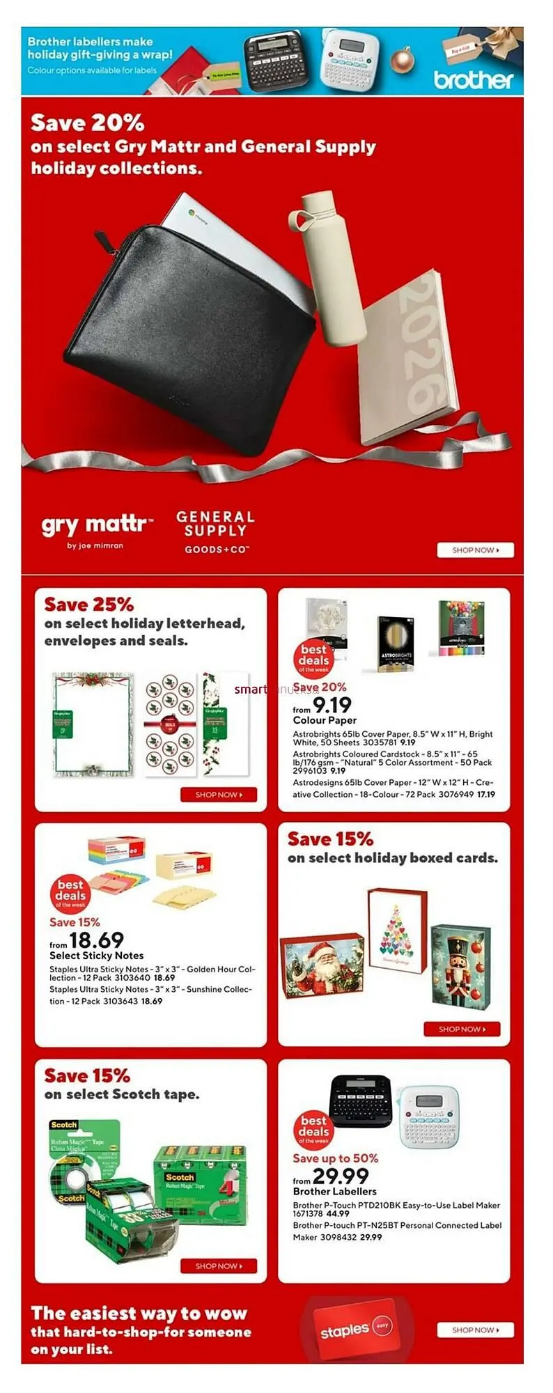 Staples flyer from November 7 to November 13 2025 - flyer page 15