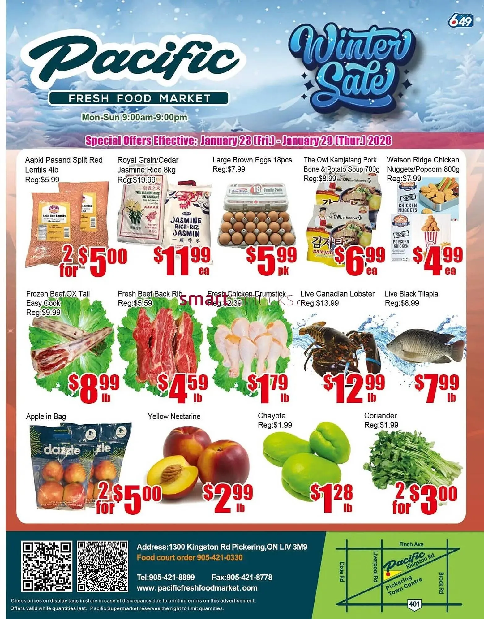 New Pacific Supermarket flyer - 1