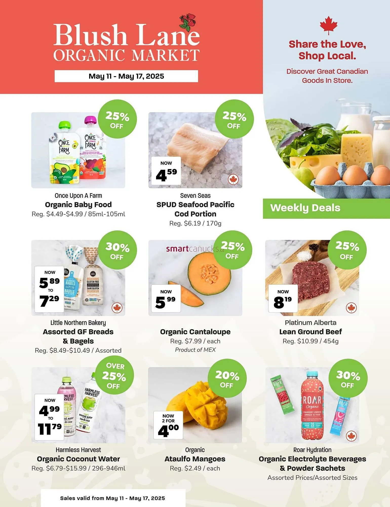 Blush Lane Organics flyer - 1