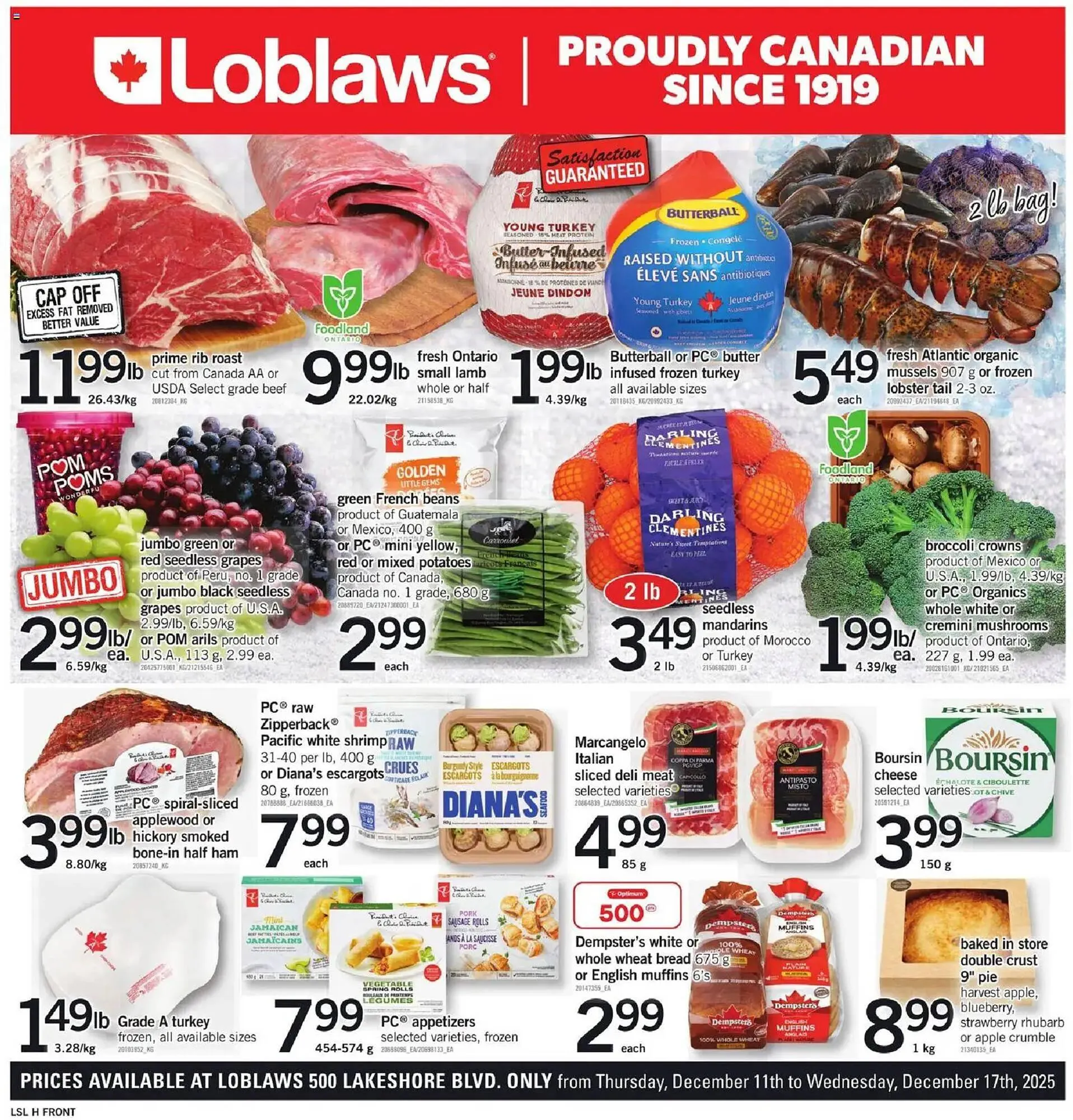 Loblaws flyer from December 11 to December 17 2025 - flyer page 1