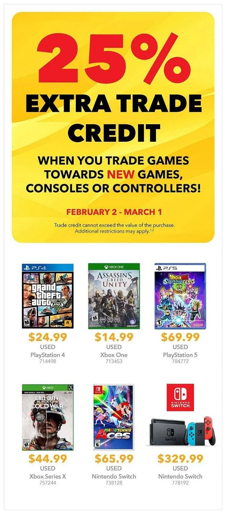 EB Games flyer from February 2 to March 2 2026 - flyer page 4