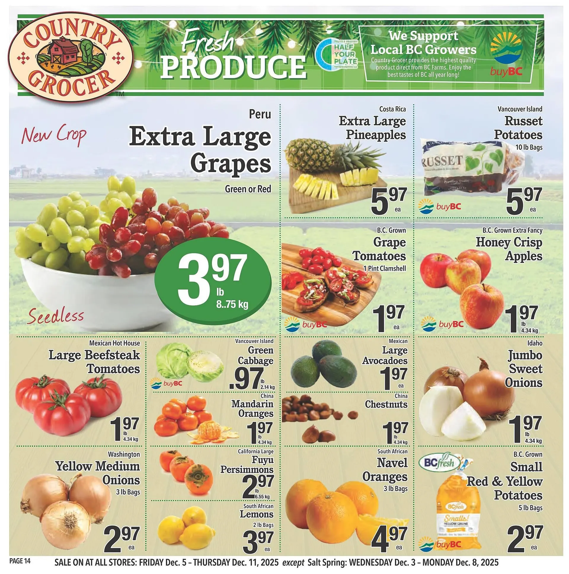 Country Grocer flyer from December 4 to December 10 2025 - flyer page 14