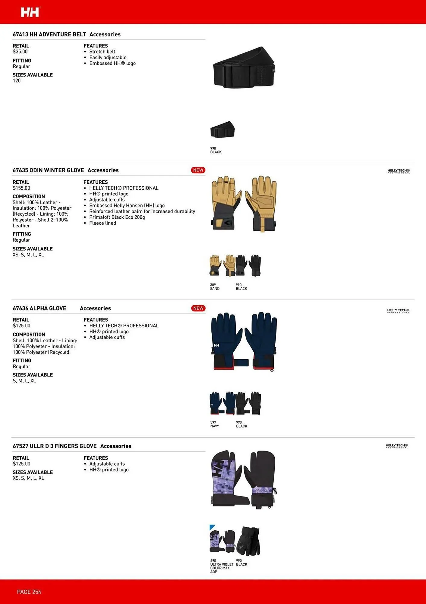 Helly Hansen flyer from September 11 to February 28 2026 - flyer page 254