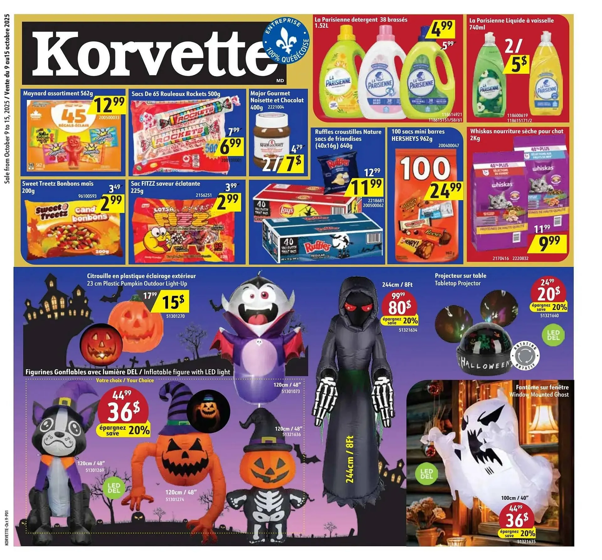 Korvette flyer from October 9 to October 15 2025 - flyer page 1