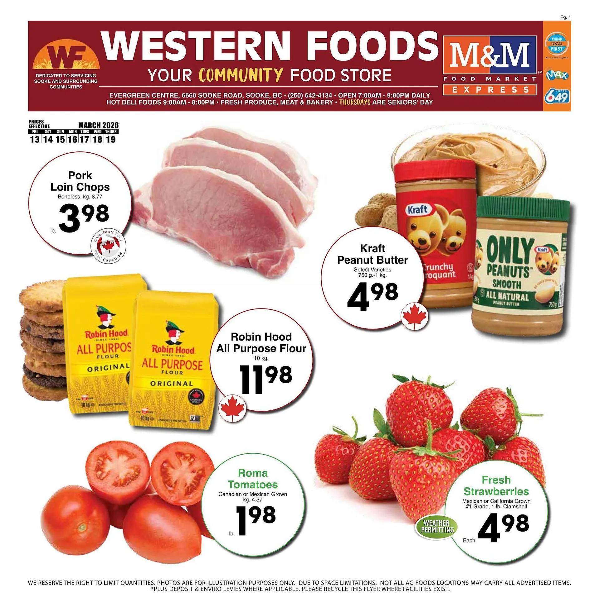 Western Foods flyer - 1