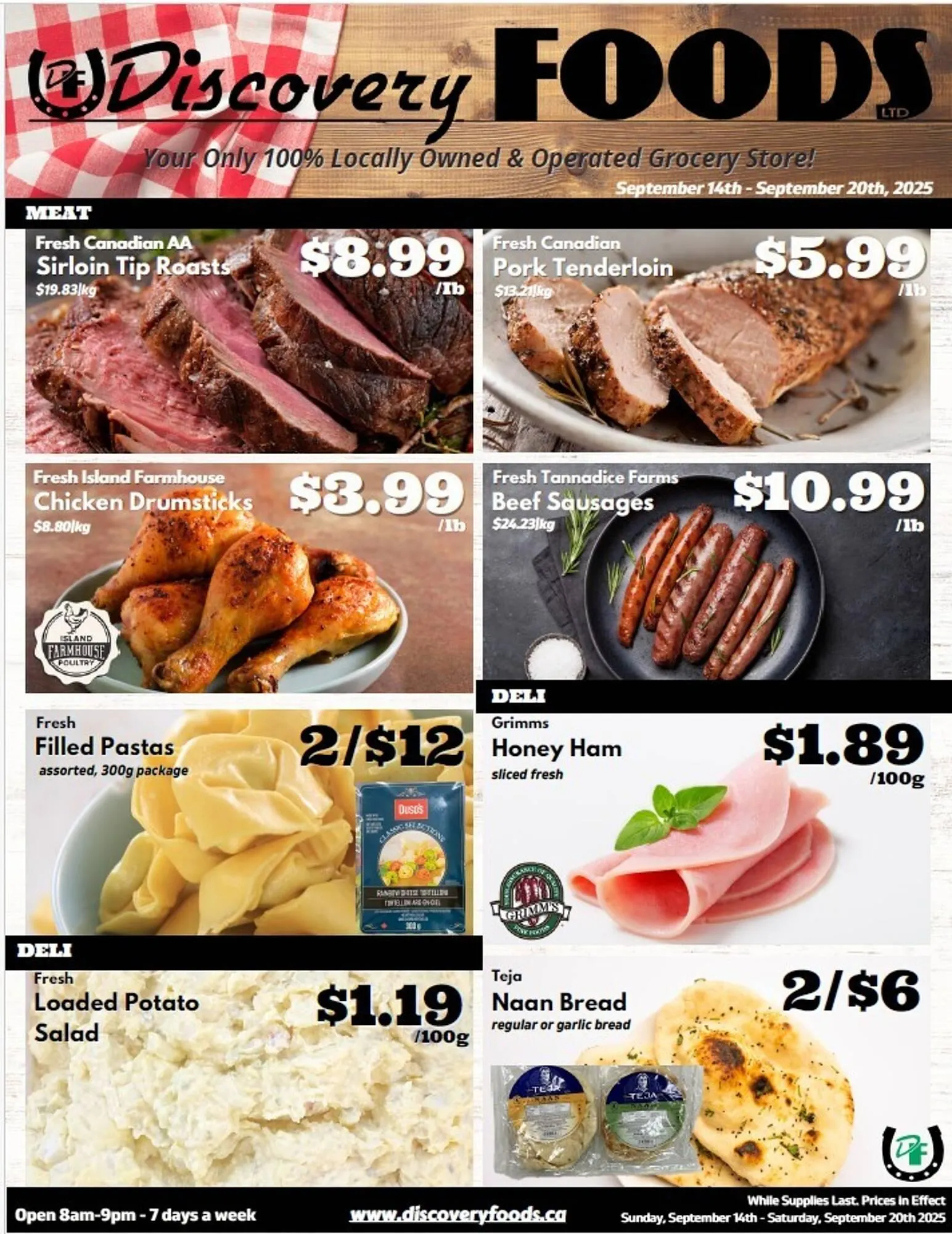 Discovery Foods flyer from September 14 to September 20 2025 - flyer page 1