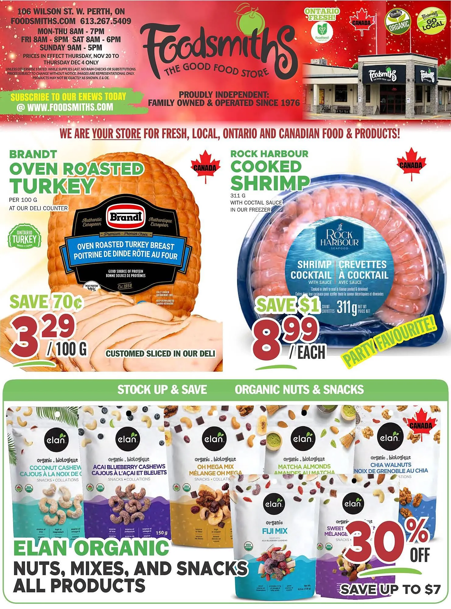 Foodsmiths flyer - 1