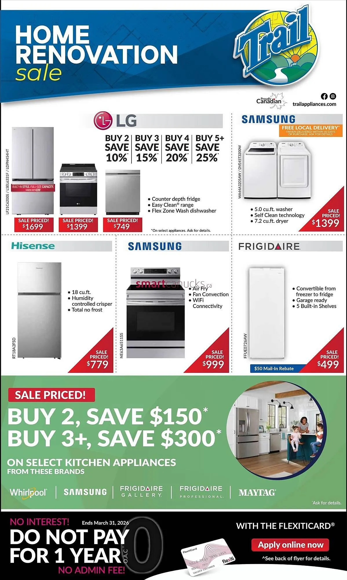 Trail Appliances flyer - 1