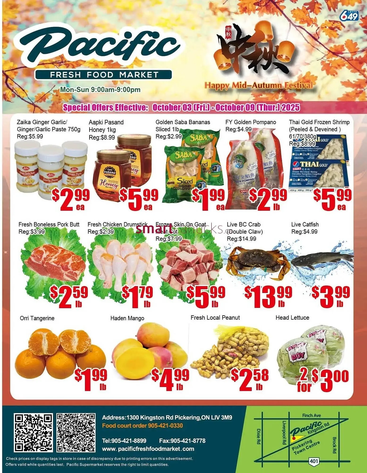 New Pacific Supermarket flyer from October 3 to October 9 2025 - flyer page 1