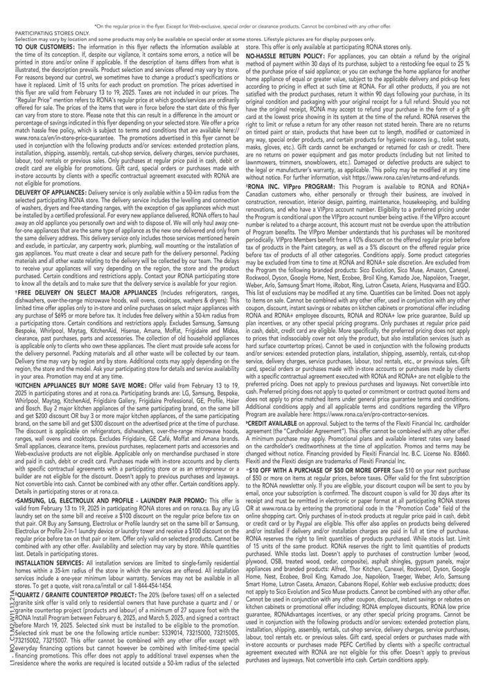 Current deals and offers from February 13 to February 19 2025 - flyer page 12