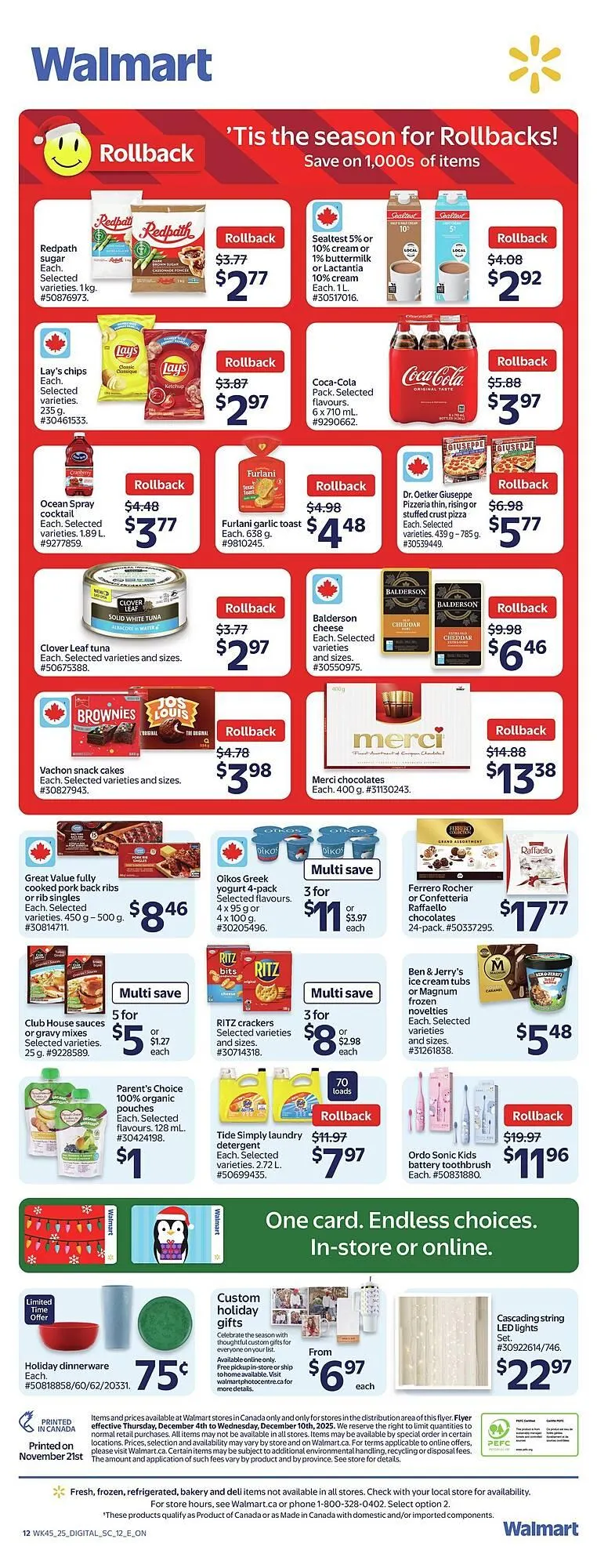 Walmart flyer from December 4 to December 10 2025 - flyer page 2