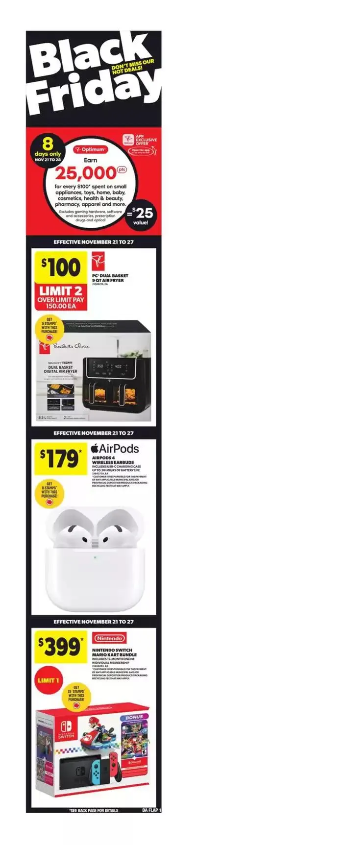 Exclusive deals for our customers from November 21 to November 27 2024 - flyer page 1