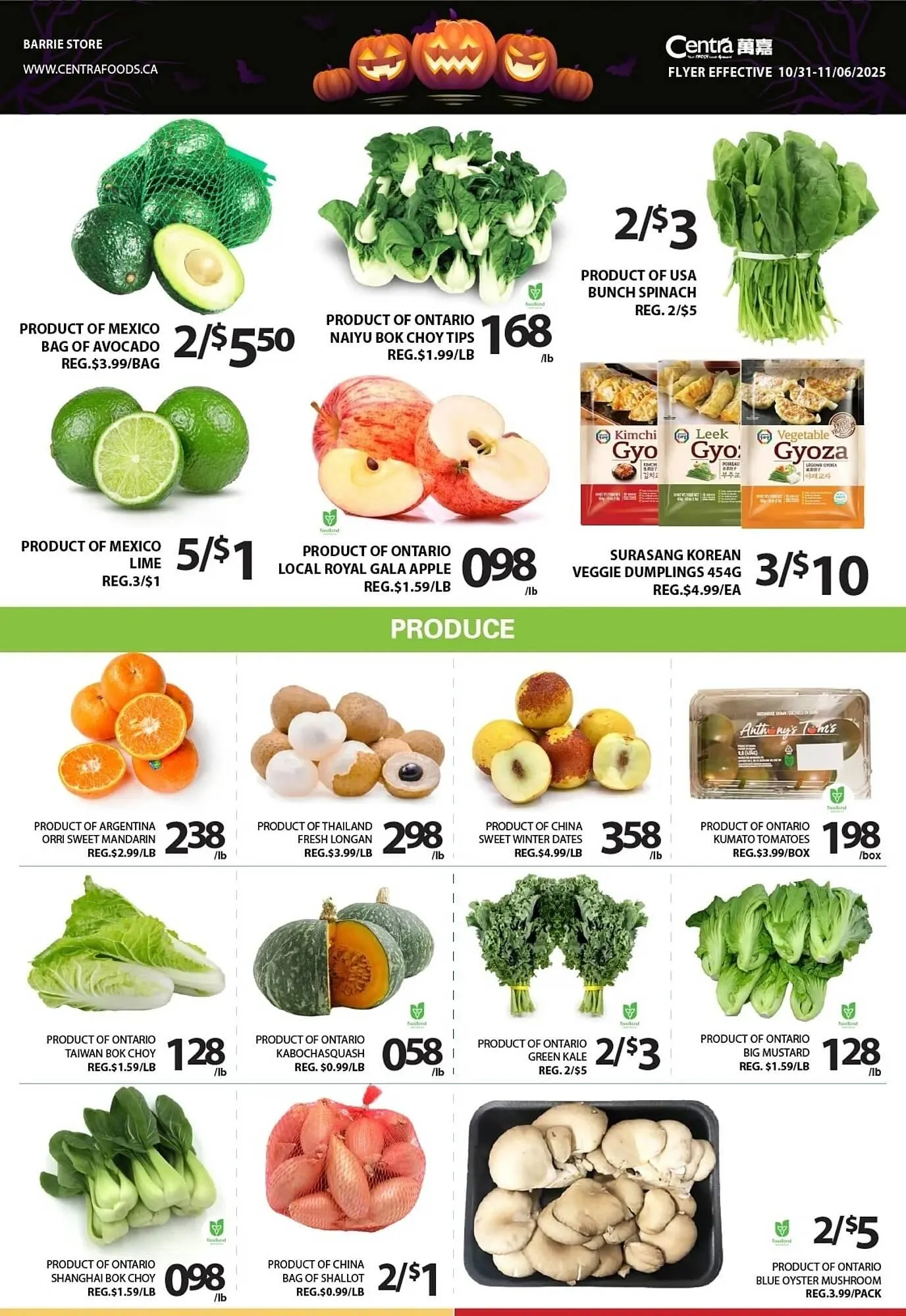 Centra Food Market flyer from October 30 to November 5 2025 - flyer page 1