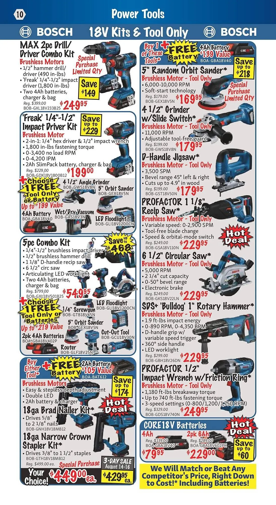 KMS Tools flyer from August 1 to August 8 2025 - flyer page 10