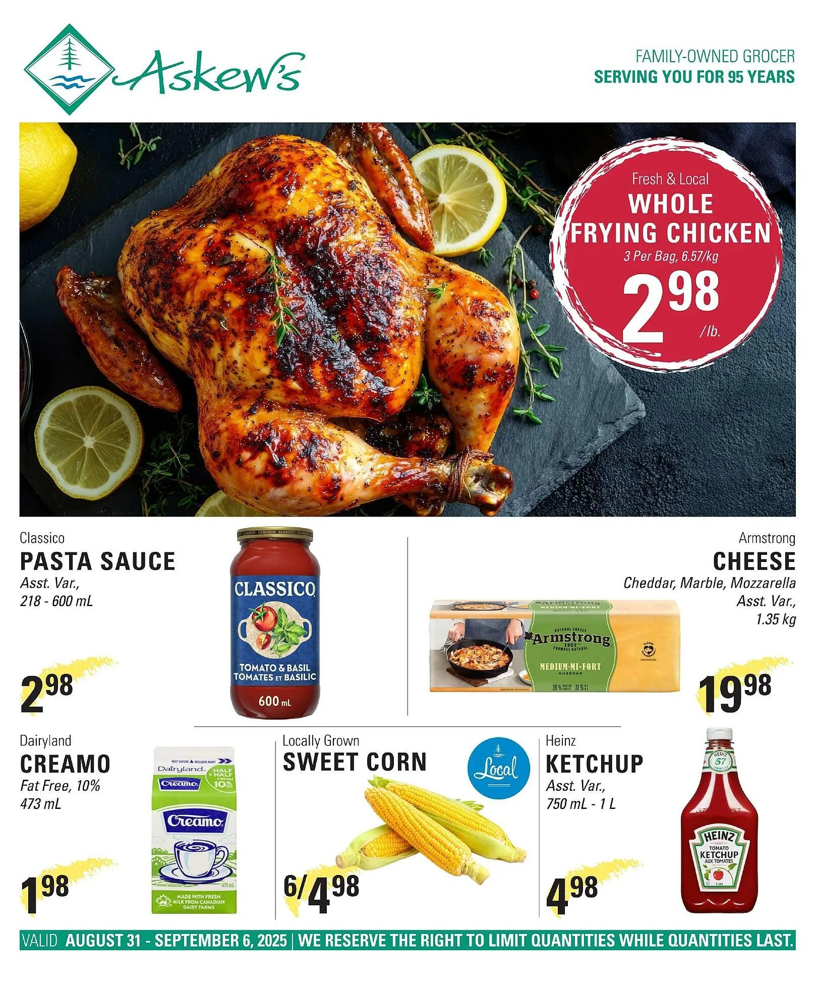 Askews Foods flyer from August 31 to September 6 2025 - flyer page 1