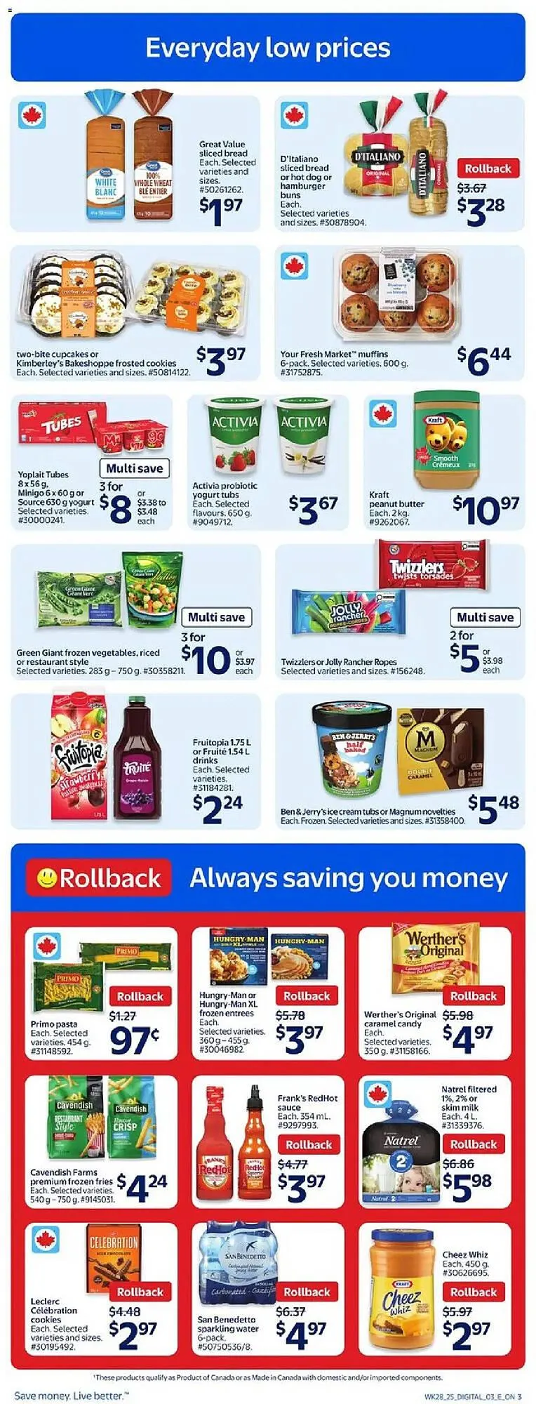 Walmart flyer from August 7 to August 14 2025 - flyer page 4