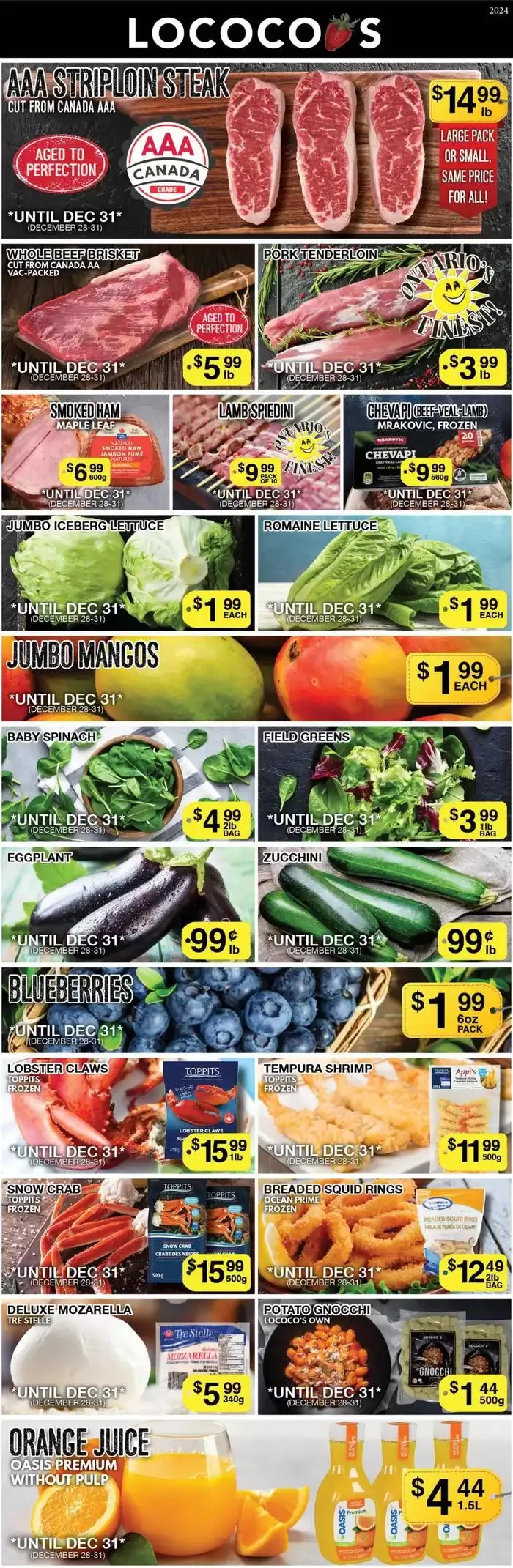 Lococos weekly flyer from December 30 to January 13 2025 - flyer page 2