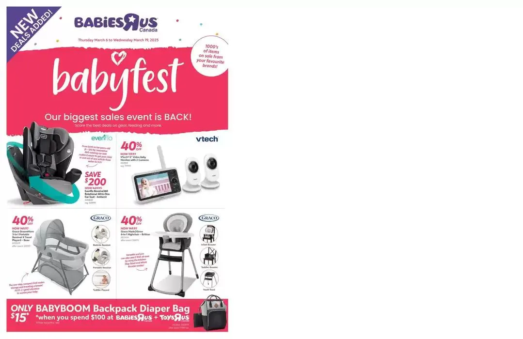 Babies"R"Us Flyer - 1