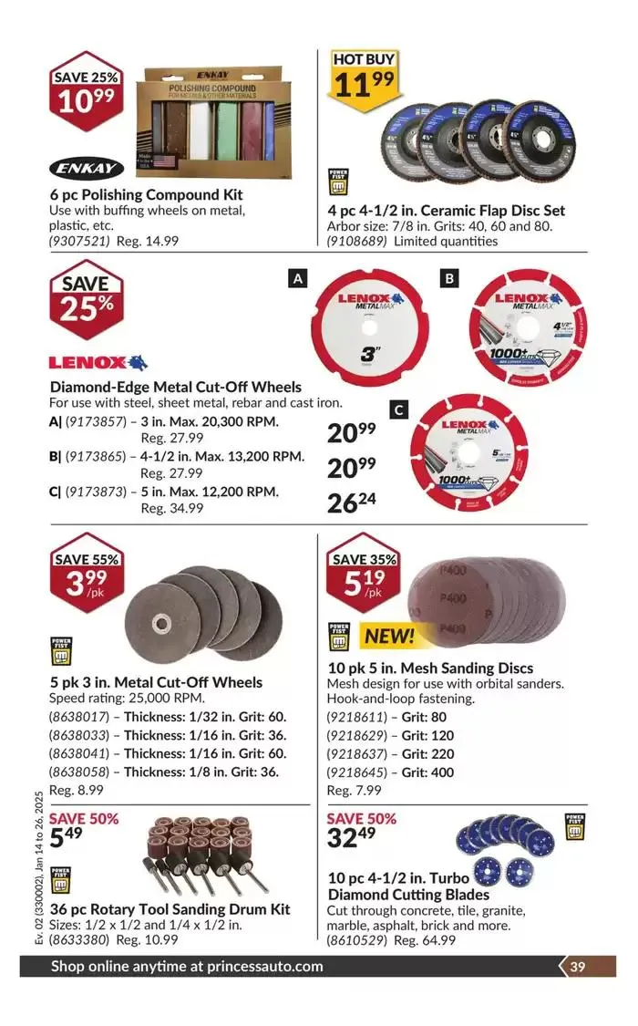 National Sale from January 14 to January 26 2025 - flyer page 44