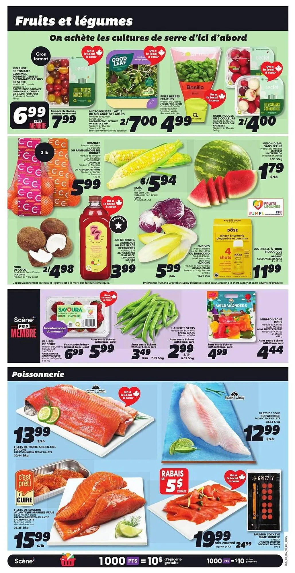 IGA flyer from April 10 to April 23 2025 - flyer page 3
