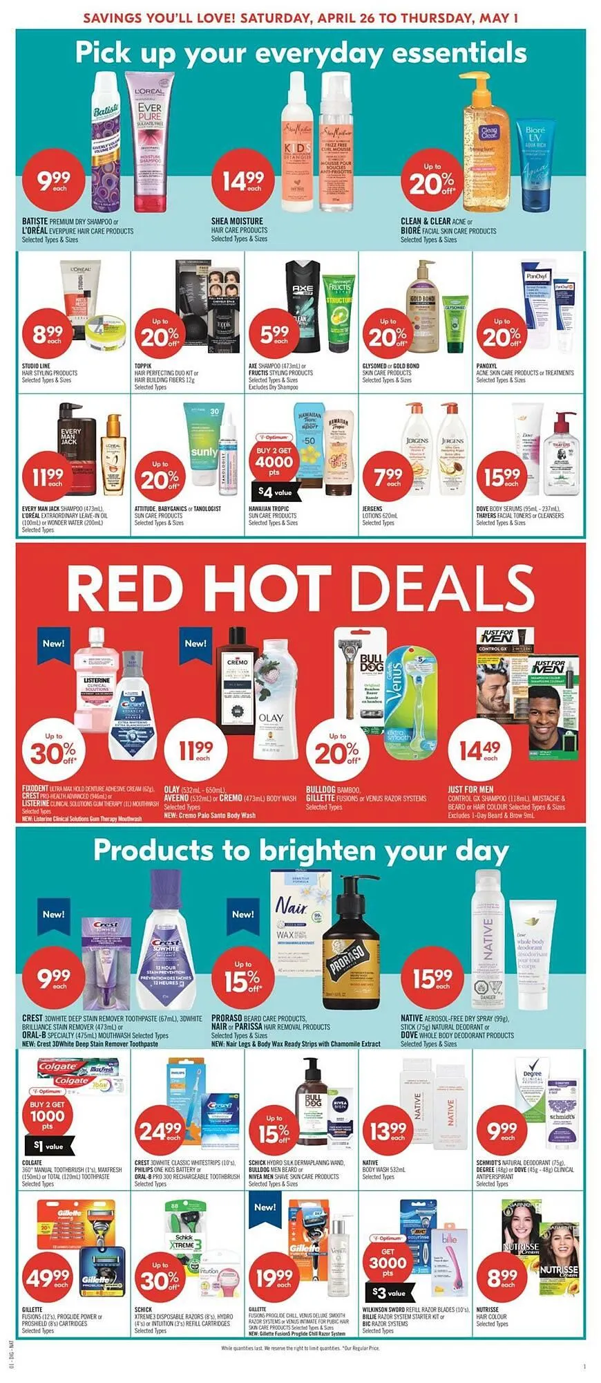 Shoppers Drug Mart flyer from April 29 to April 30 2025 - flyer page 9