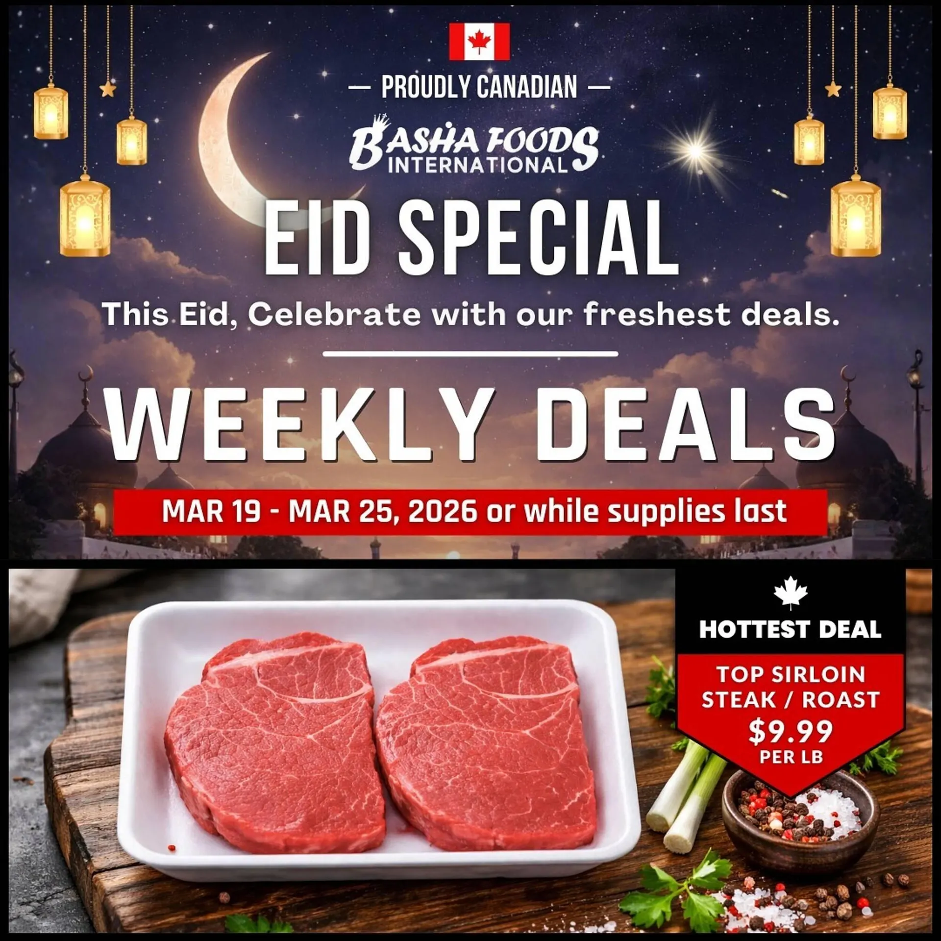 Basha Foods flyer from March 19 to March 25 2026 - flyer page 1