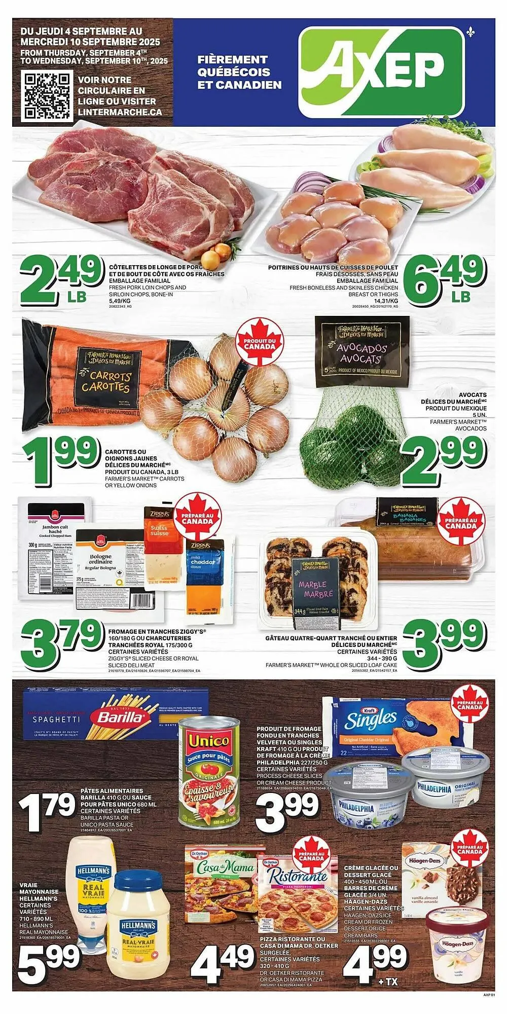 Axep flyer from September 3 to September 10 2025 - flyer page 1