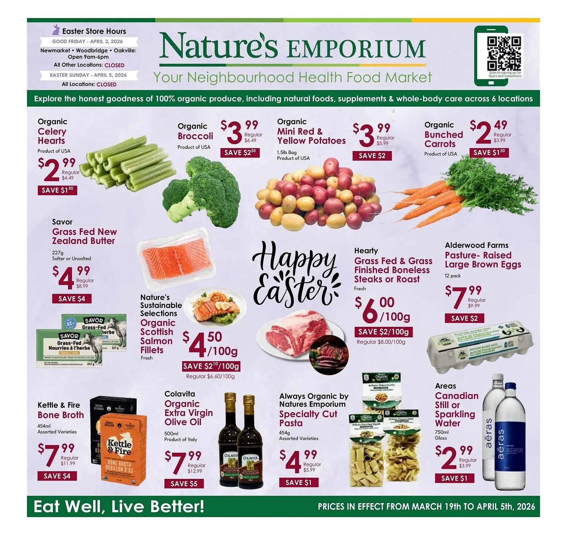 Nature's Emporium flyer from March 20 to March 27 2026 - flyer page 1