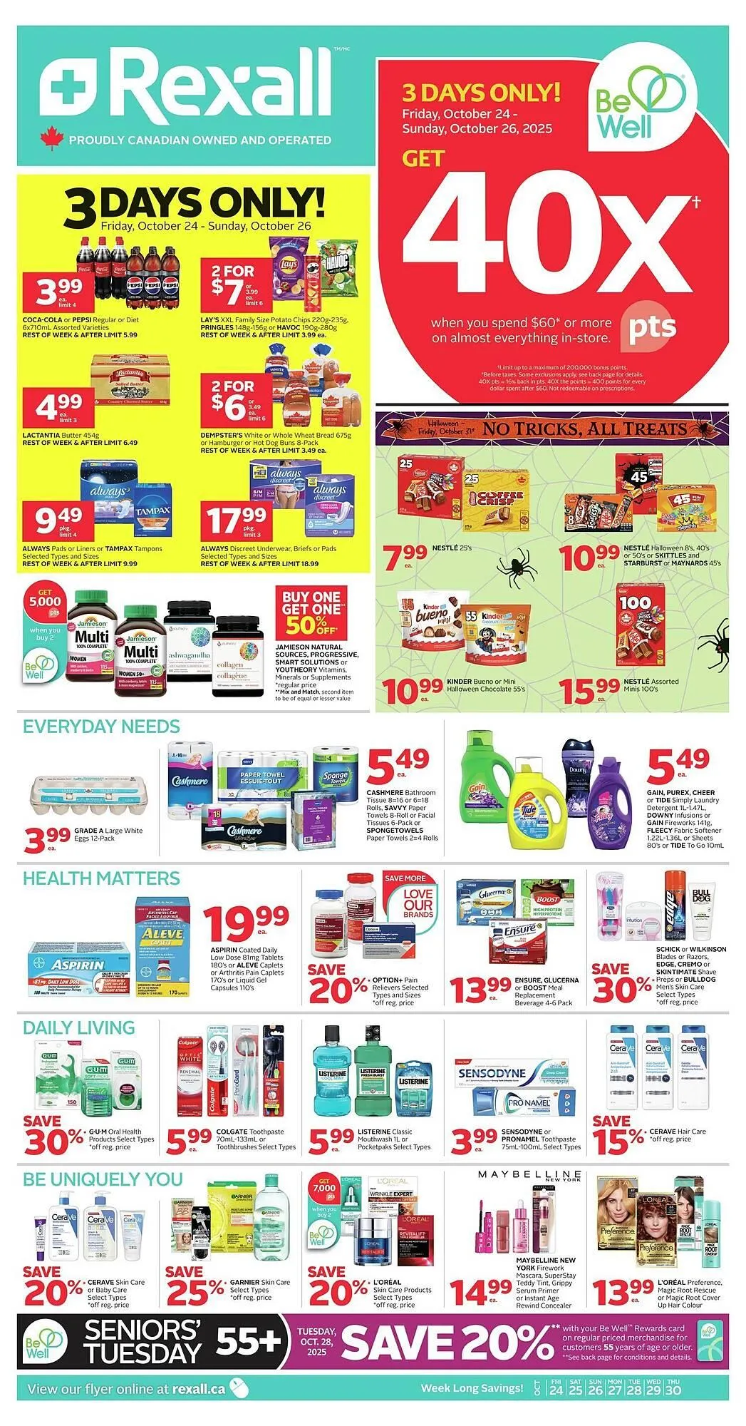 Rexall flyer from October 23 to October 30 2025 - flyer page 1