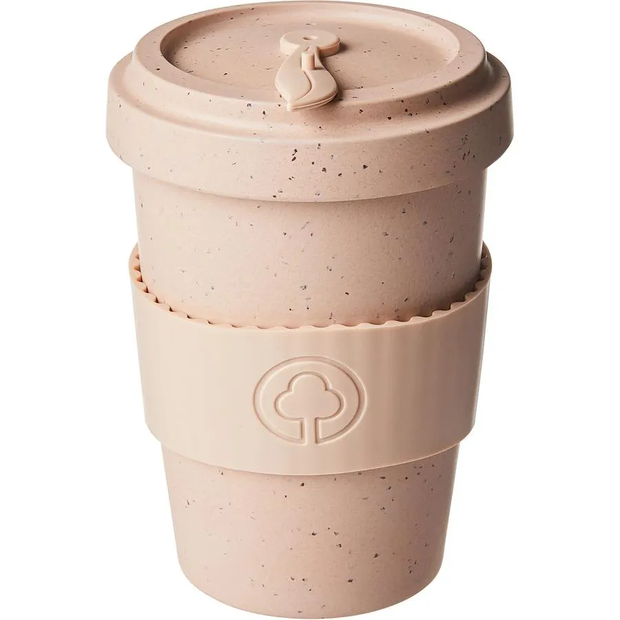 Bamboo Fibre Travel Mug-Pink