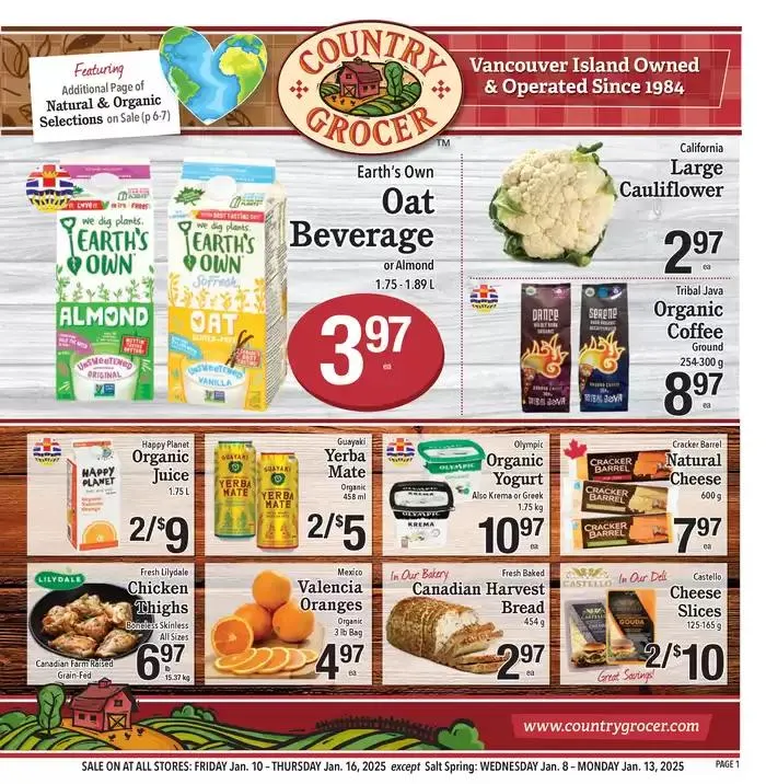 New offers to discover from January 8 to January 15 2025 - flyer page 1