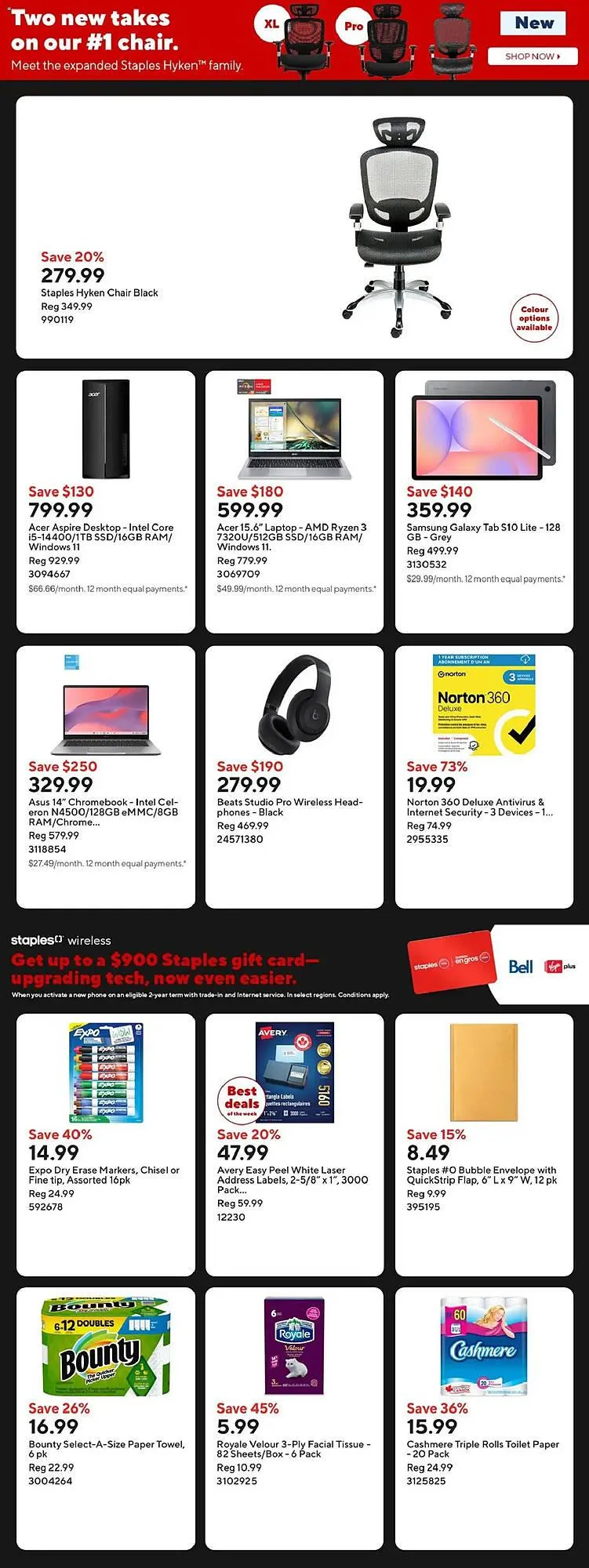 Staples flyer from March 20 to March 27 2026 - flyer page 2