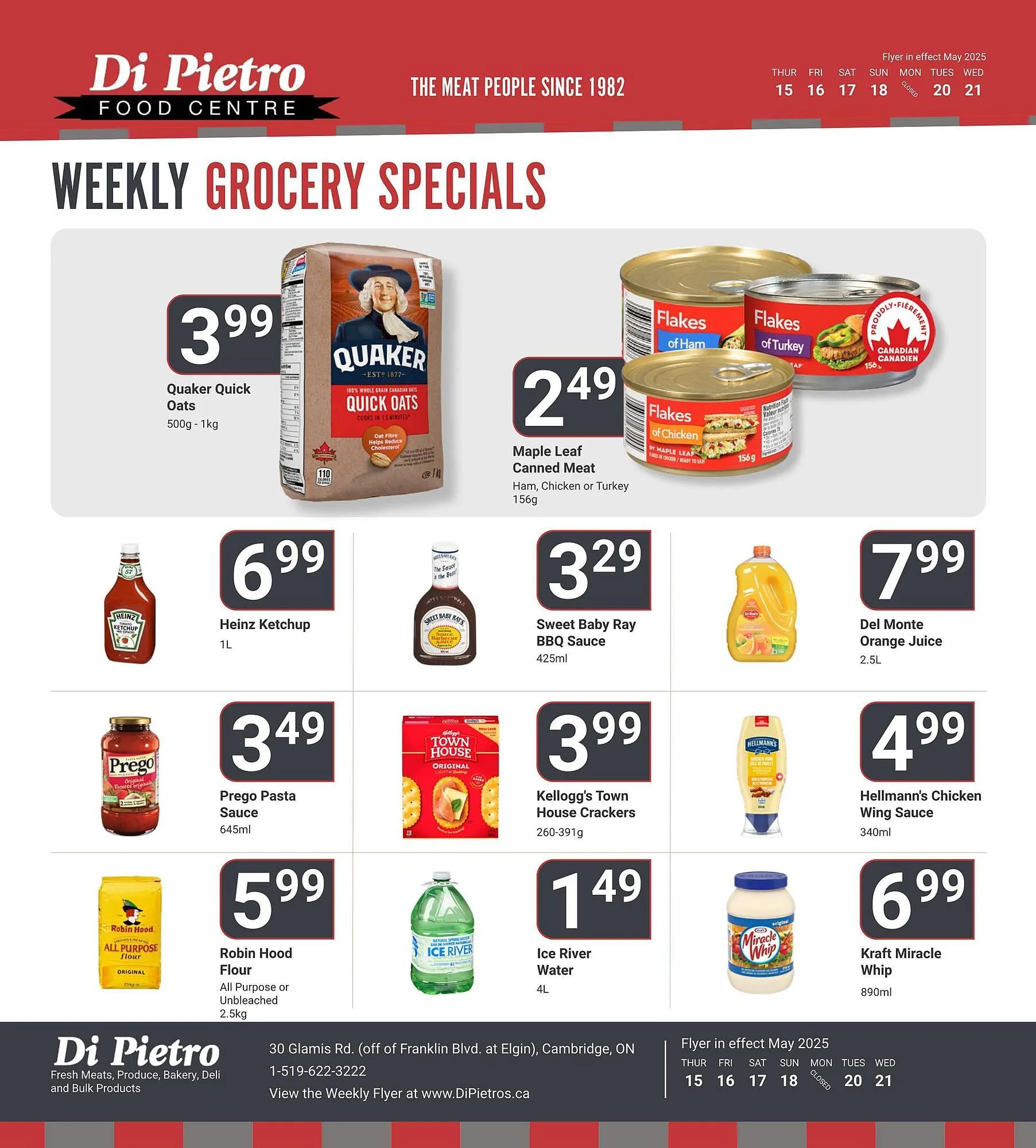 Di Pietro flyer from May 15 to May 21 2025 - flyer page 9