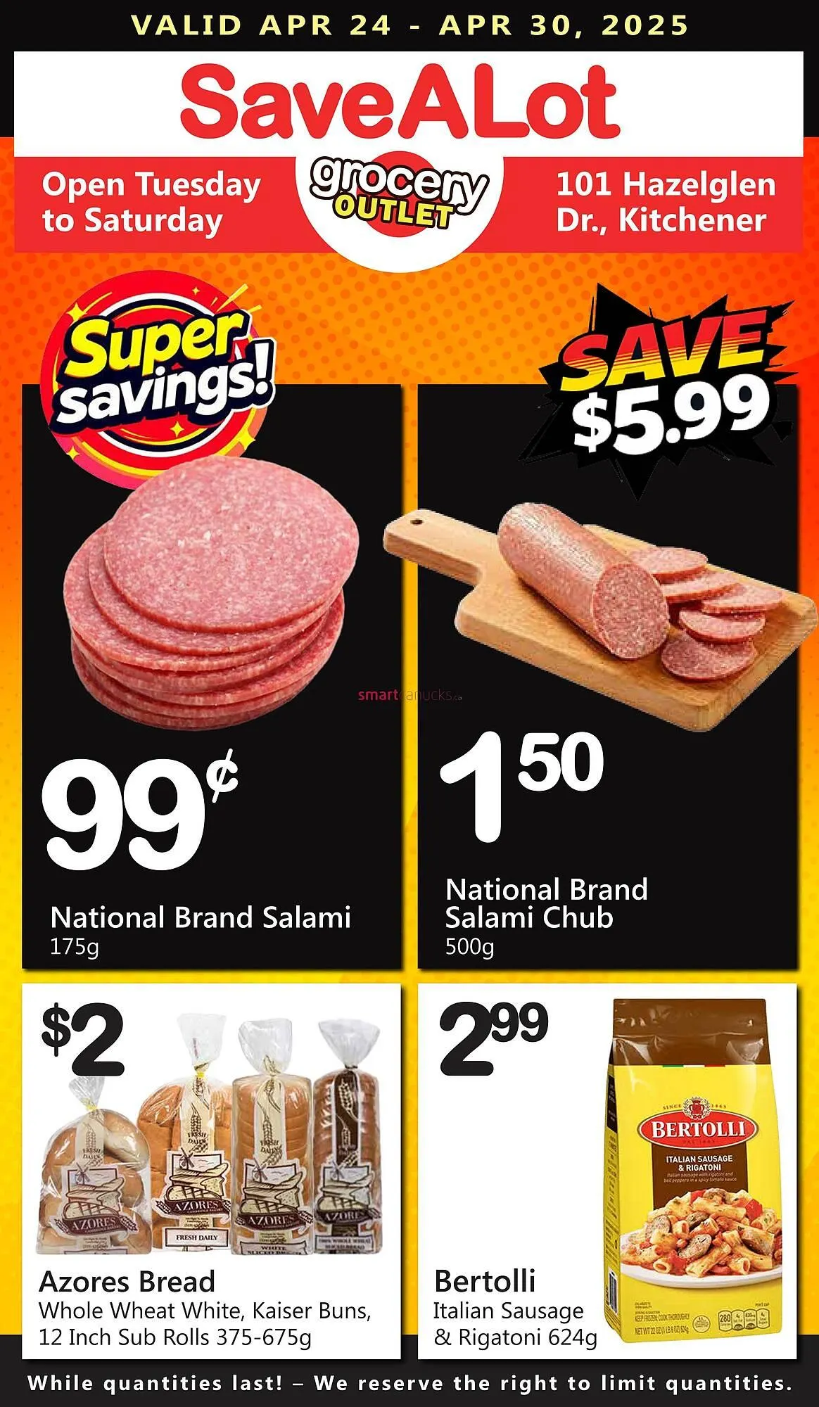 Save on Foods flyer from April 24 to April 30 2025 - flyer page 1