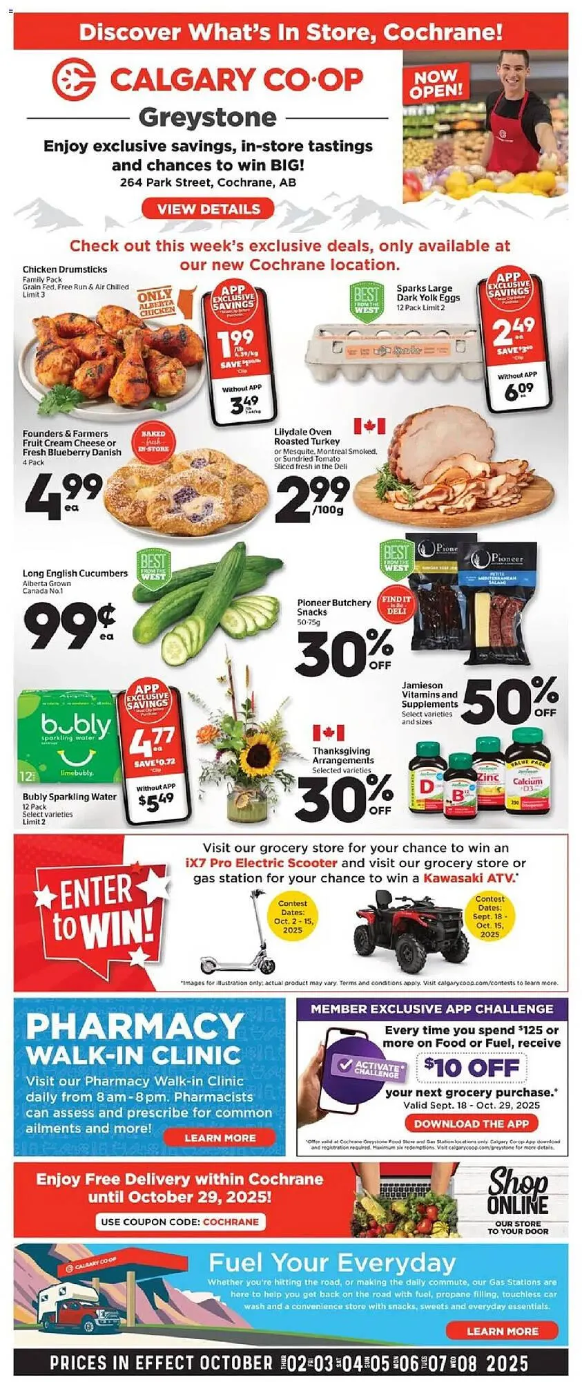 Calgary Co-op flyer from October 2 to October 9 2025 - flyer page 1