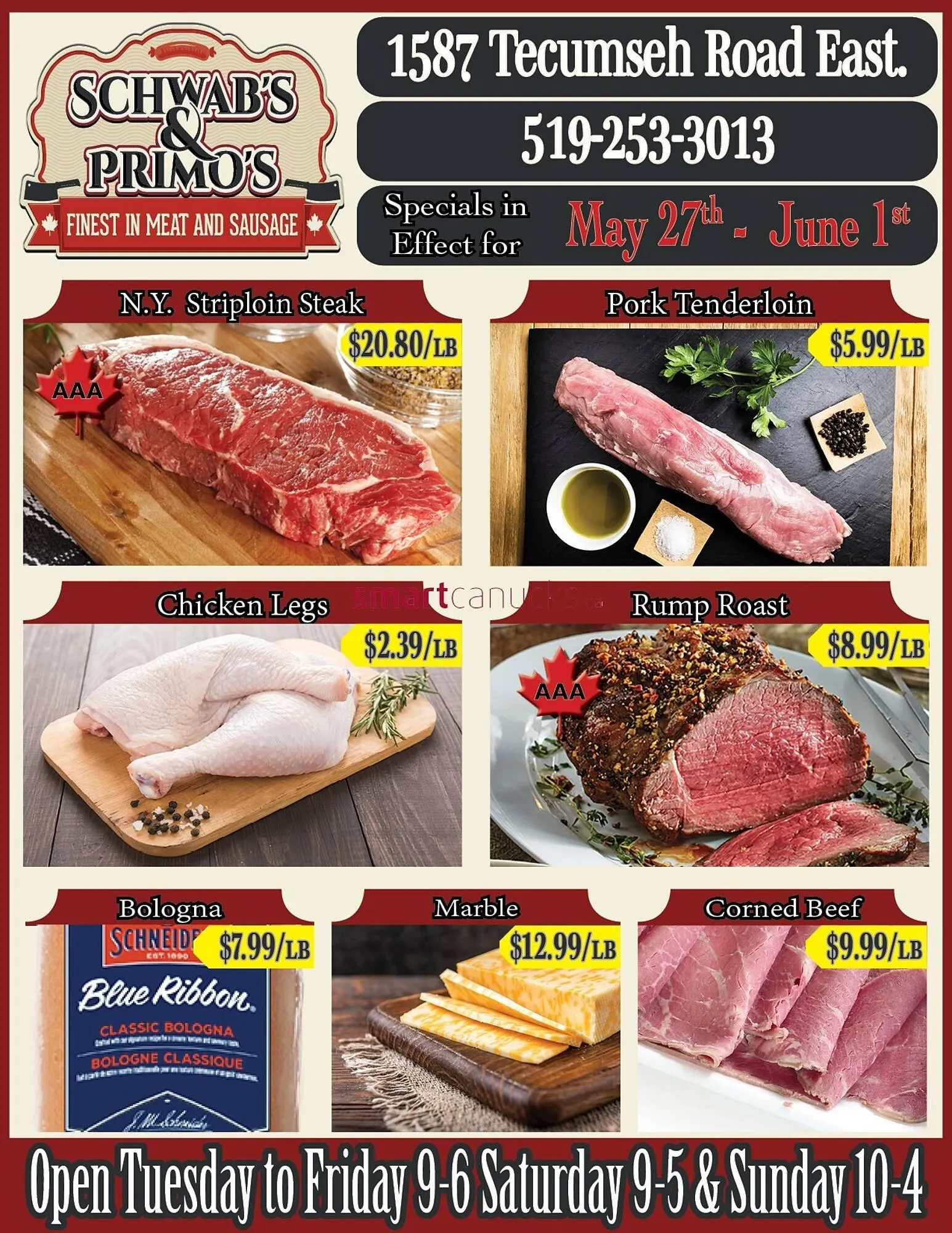 Schwabs & Primos flyer - 1