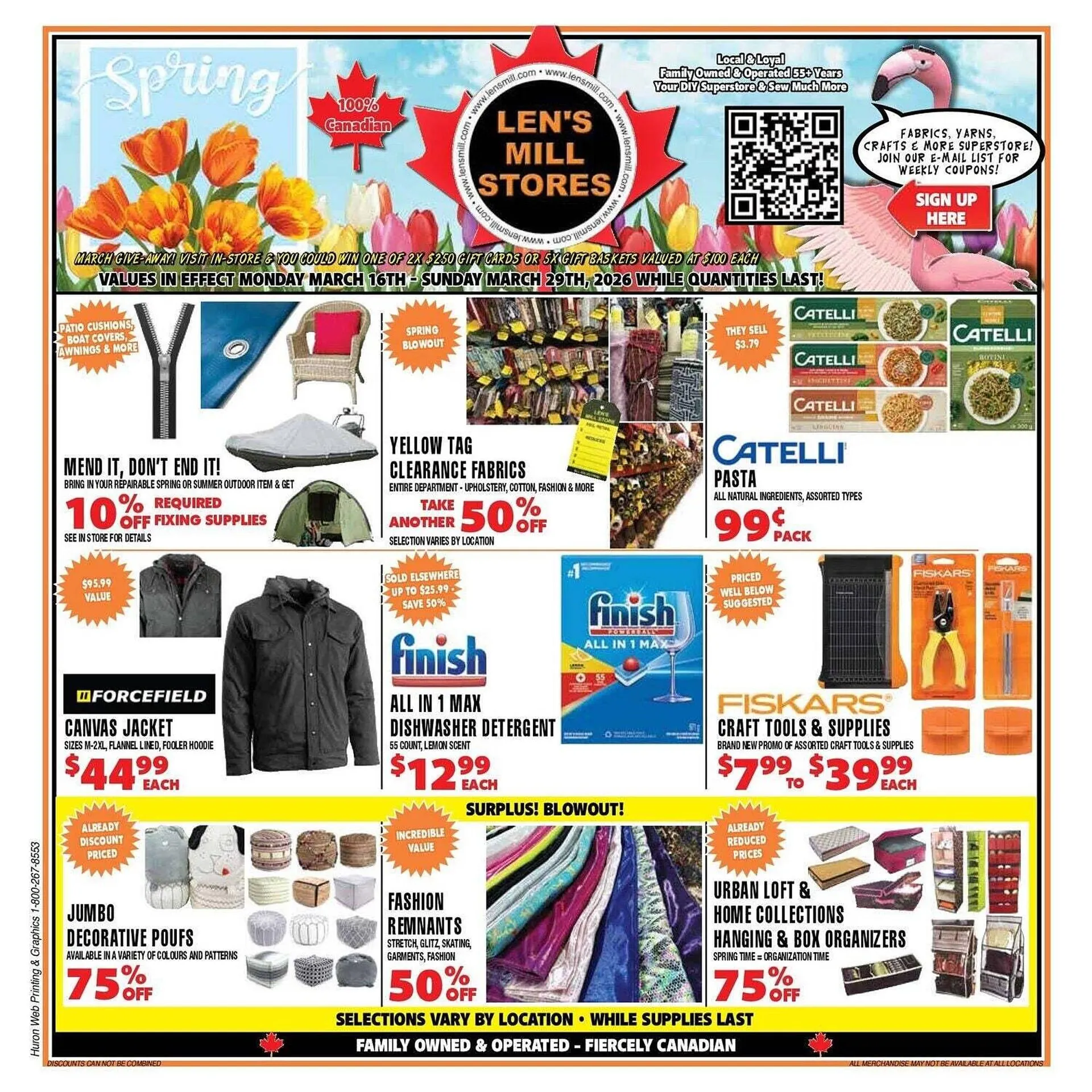 Len's Mill Stores flyer from March 16 to March 30 2026 - flyer page 1
