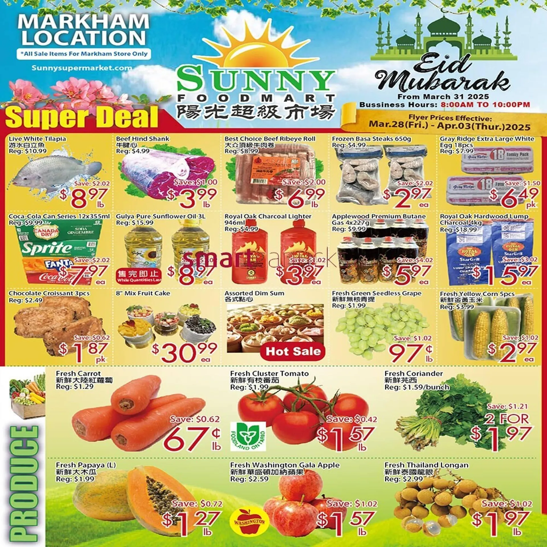 Sunny Food Mart flyer from March 27 to April 2 2025 - flyer page 1