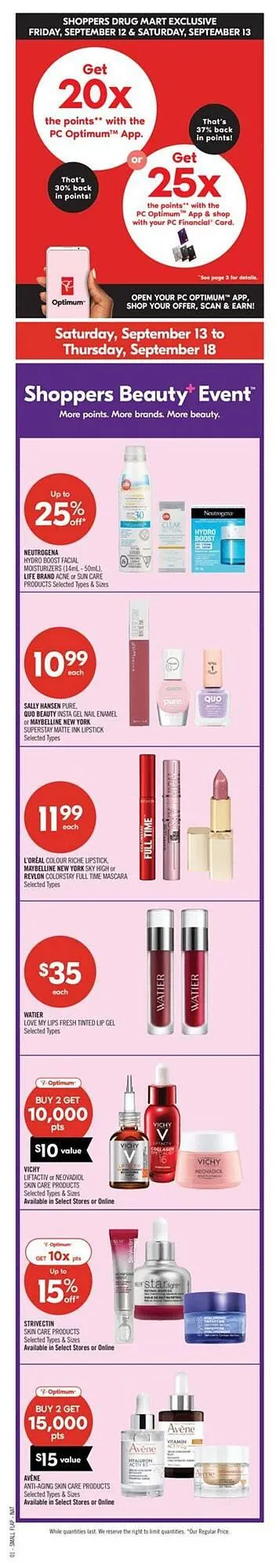Shoppers Drug Mart flyer from September 13 to September 19 2025 - flyer page 4